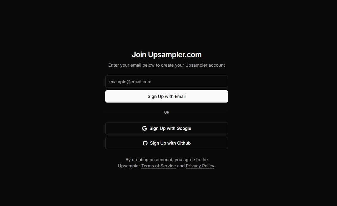 auth page